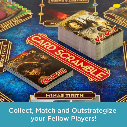 Aquarius Lord of The Rings Card Scramble Board Game - Fun Family Party Game for Kids Teens &amp Adults - Entertaining Game Night Gift - Officially Licensed Merchandise