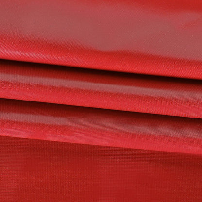 sancua 100% Waterproof Rectangle PVC Tablecloth - 60 x 60 Inch - Oil Proof Spill Proof Vinyl Table Cloth, Wipe Clean Table Cover for Dining Tables, Buffet Parties and Camping, Red