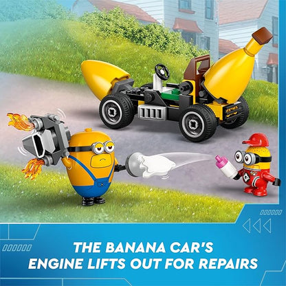Lego Despicable Me 4 Minions and The Banana Car Playset to Despicable Me 4 Kids Toy Creative Minions Gift for Boys and Girls from 6 Years 75580