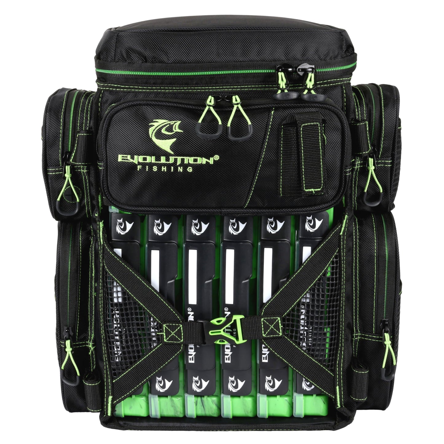 Evolution Outdoors 34013-EV: 3600 Drift Tackle Backpack - Green