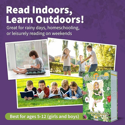 Herb Fairies: 13 Plant Story Books Set &amp Digital Learning System – Explore Plants Through Educational Stories – Includes Audiobooks Printables Crafts Puzzles &amp Games