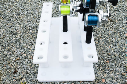 Dev Fishing 18 Pole Fishing Rod Holder Rack for Garage Heavy Duty Outdoor Boat Dock Storage