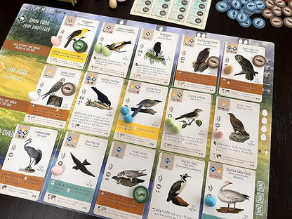 Stonemaier Games: Wingspan Fan-Designed Bird Promo Packs | 150 New Birds Designed by Fans Using Powers from Base Game &amp Expansions | Art Consistent with Existing Birds | Wingspan Base Game Require