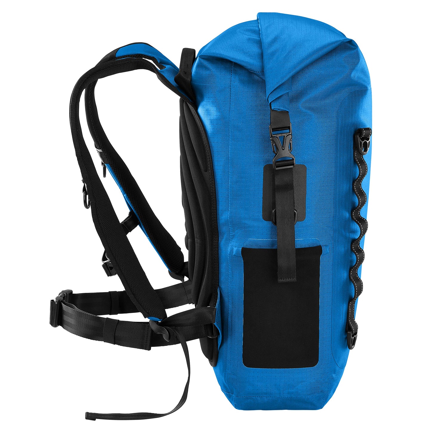 Skog Å Kust BackSåk Pro Waterproof Floating Backpack with Exterior Airtight Zippered Pocket | Blue, 35L