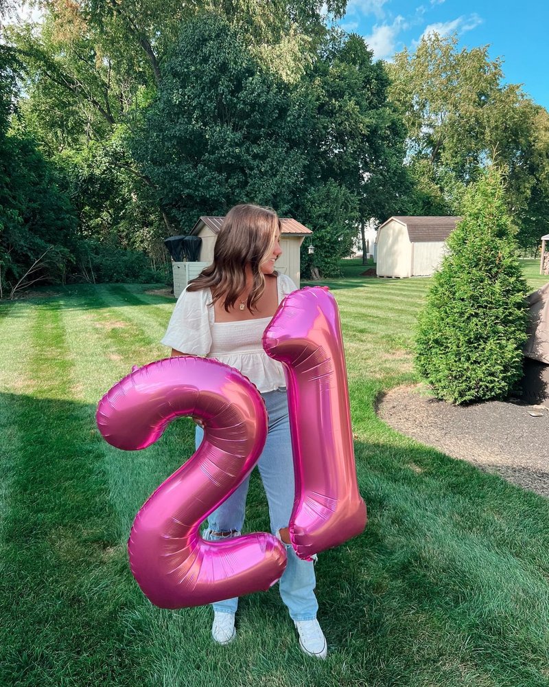 Pink Number 29 Balloons 40 inch, 29 Number Balloons, 29th Birthday Decorations, 29 Year Old Women Pink Party Supplies