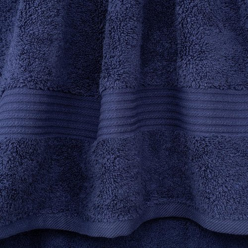Cotton Paradise 6-Piece Towel Set - 100% Soft Absorbent Turkish Towels | Navy Blue Bath Towels, Hand Towels & Washcloths