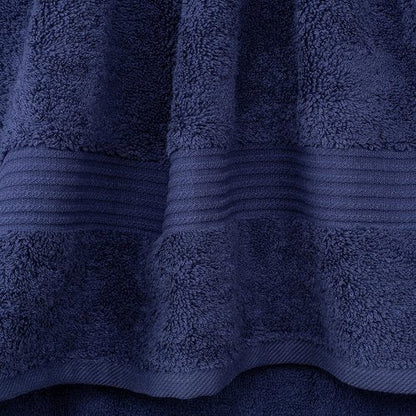 Cotton Paradise 6-Piece Towel Set - 100% Soft Absorbent Turkish Towels | Navy Blue Bath Towels, Hand Towels & Washcloths
