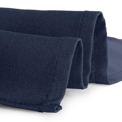 Gee Di Moda Square Tablecloth - 70 x 70 Inch Navy Blue Table Cloth for Medium Square or Round Tables - Heavy Duty Washable Fabric - for Buffet Table, Holiday Party, Dinner, Wedding & Baby Shower