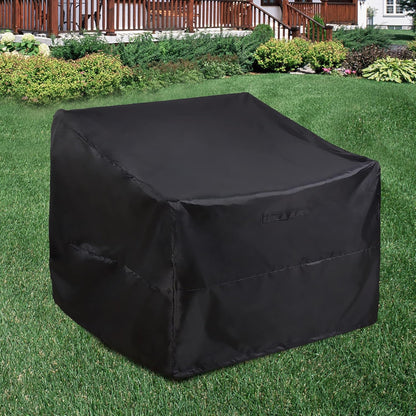 ALSTER Outdoor Chair Covers - Durable Waterproof Black Furniture Covers | 2 Pack (29" L x 30" W x 36" H)