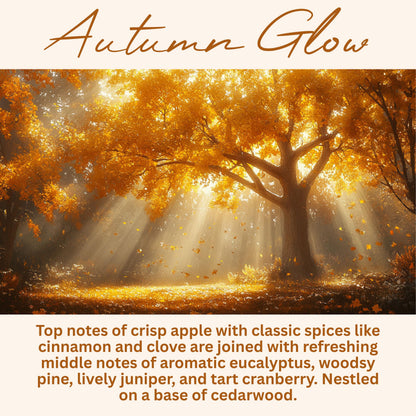 Autumn Glow Fall Scented Candle, Many Scents to Choose from, All Natural Non-Toxic Soy Wax, Handmade in The USA (Autumn Glow)