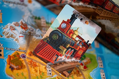 Isle of Trains: All Aboard Base Game by Dranda Games Strategy Board Game for 1 to 4 Players and Ages 12+