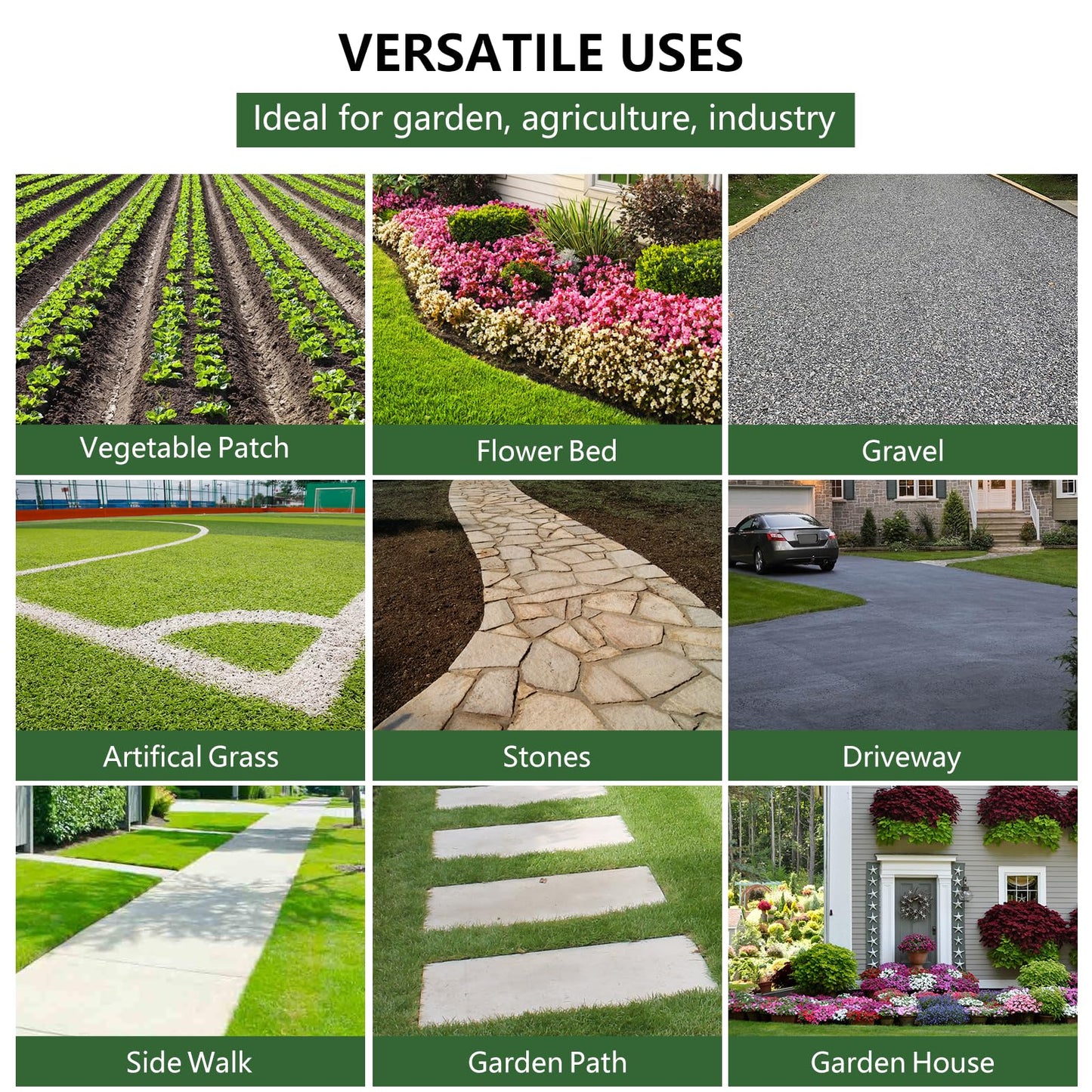 GarveeLife Woven Landscape Fabric 5.8 oz, 3 x 300 ft Weed Fabric Barrier, Double Layer, Garden Fabric Weed Barrier, Weed Control Fabric Ground Cover, Gardening Mat for Garden Beds, Landscaping