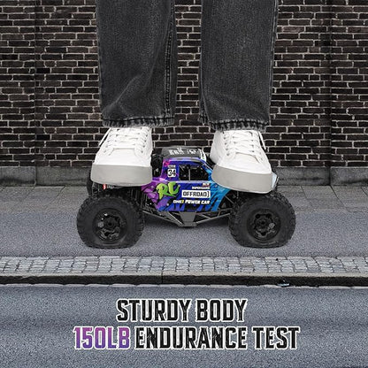 Remote Control Truck1:12 4x4 Offroad Waterproof RC Trucks Large Amphibious Remote Control CarDual Motors Crawler Vehicle Monster Toys with 2 Rechargeable Batteries Best Gift for Kids Adults