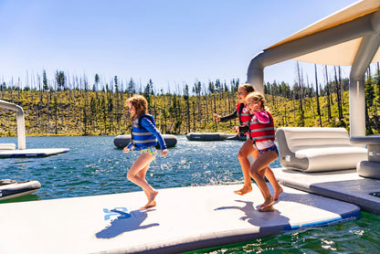 AQUAGLIDE Full Deck 15' Inflatable Boarding Platform for Aquapark AccessoriesFull Deck 15.0, Multicolor, Large