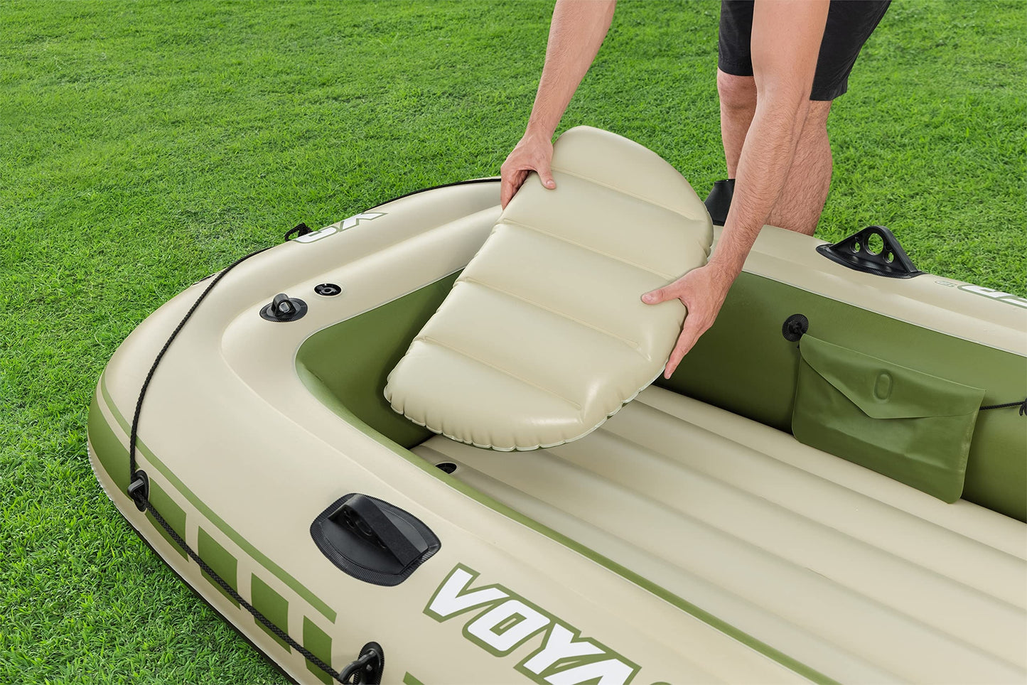 Hydro-Force Voyager X3 Inflatable Raft Set 9'8"