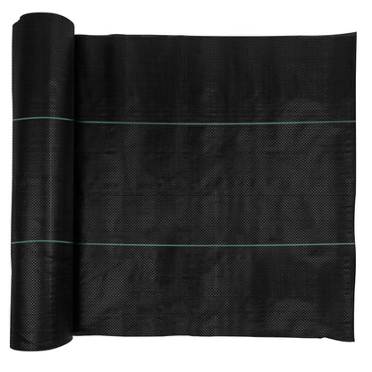Super Geotextile Woven Geotextile Fabric for Driveway and Road Stabilization, Construction Underlayment, Erosion Control, Commercial Grade 50 Year for Gravel Roads and Pavers (12.5x100) Ships Folded