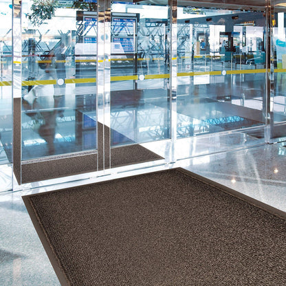 Notrax 231 Prelude Indoor/Outdoor Entrance Mat, for Home or Business, 3' x 5', Black