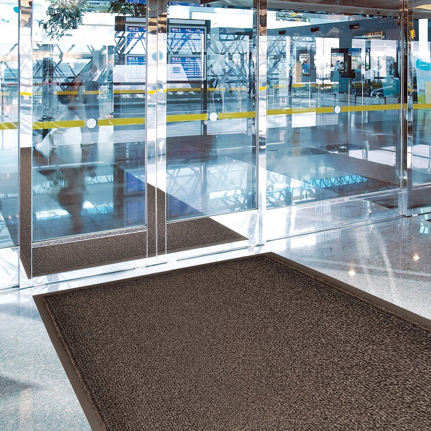 Notrax - 231S0048BL 231 Prelude Indoor/Outdoor Entrance Mat, for Home or Business, 4' X 8' Black