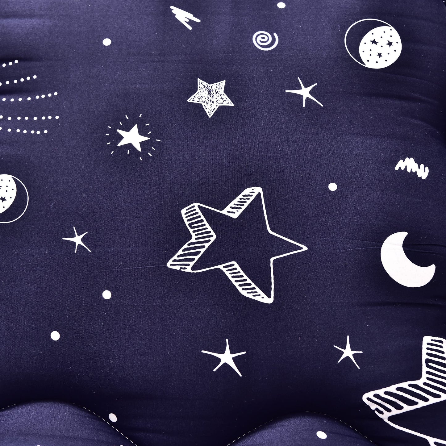 MAXYOYO Navy Star Futon Mattress Japanese Tatami Mat Foldable Futon Portable Camping Mattress Kids Sleeping Pad Floor Couch, Full