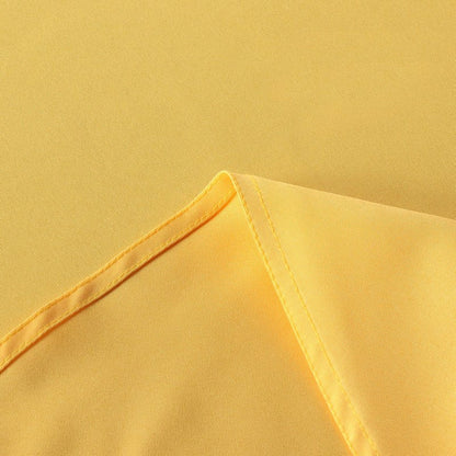 sancua Rectangle Tablecloth - 90 x 156 Inch - Water Resistant Spill Proof Washable Polyester Table Cloth, Decorative Fabric Table Cover for Dining Tables, Buffet Parties and Camping, Yellow