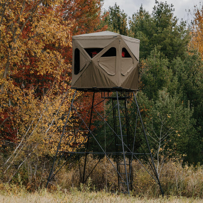 CAGE® 2.0 Permanent Hub Blinds, 4' Tower Extension Kit, for Use with CRD30T Permanent Hub Blind Tower, Safety During Hunting, CRD30E