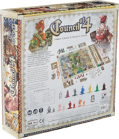 CMON Council of 4 Board Game