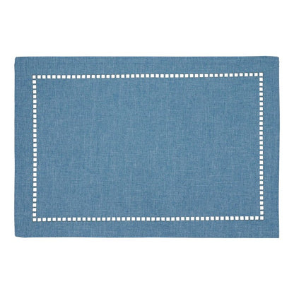 Laser-Cut Hemstitch Placemats (Set of 4)