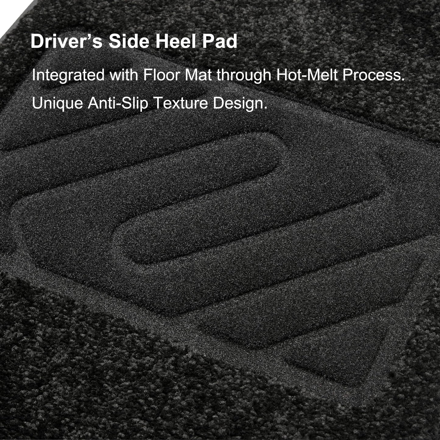 WENNEBIRD Superior Carpet Floor Mats for 2018-2024 Ford Expedition/Expedition MAX 8 Seats (Not for 7 Seats), 0.6-Inch Ultra-Thick, Noise-Reducing, All-Weather Waterproof Anti-Slip – 4-Pc Set