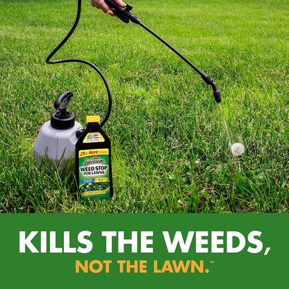 Spectracide Weed Stop - Concentrate Formula Kills Weed Roots Without Harming Lawns - 40 Fl Oz