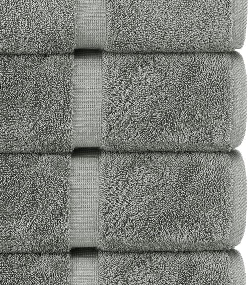 Chakir Turkish Linens Luxury Cotton Towel Set - 6-Piece Spa Quality (2 Bath, 2 Hand, 2 Washcloths)