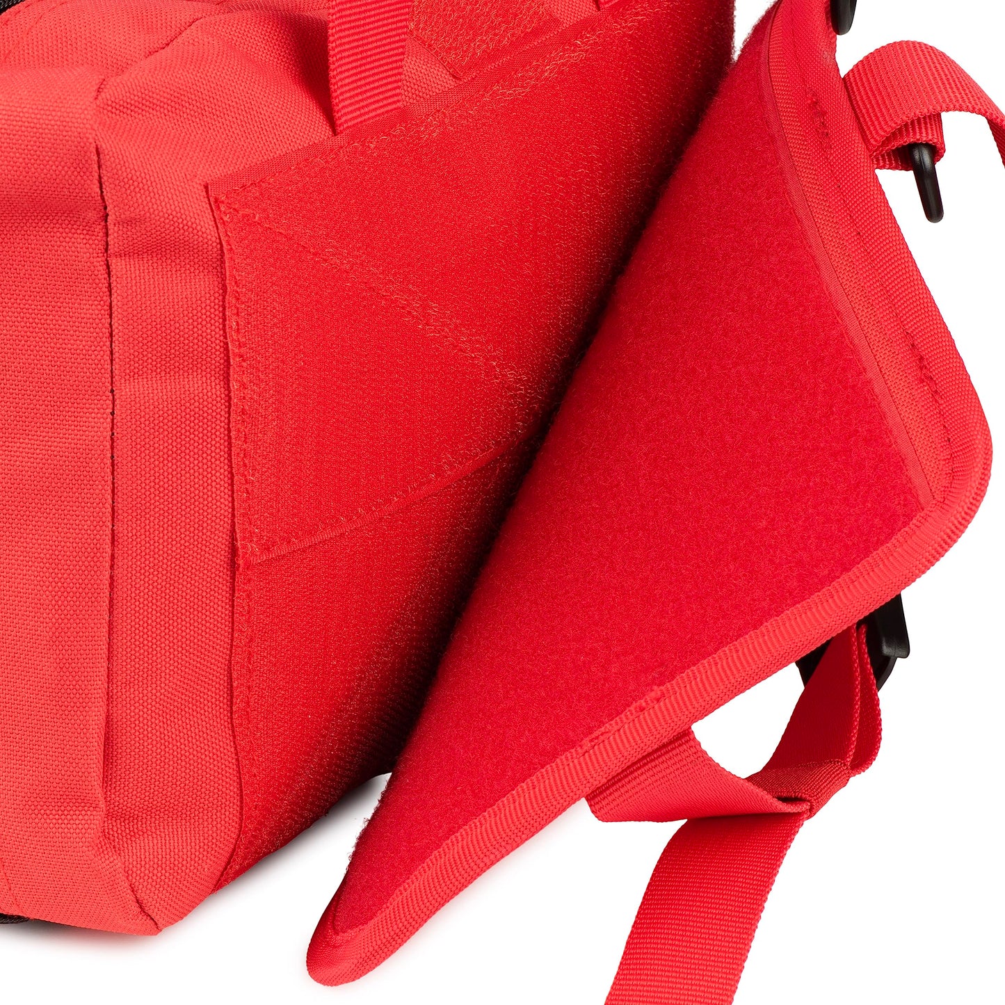 Scherber Vehicle IFAK Emergency Trauma Kit | 90+ Medical Supplies & Equipment, NAR Tourniquet & CPR Mask | Fully Stocked Rip Away Molle Pouch for Car, Home & Professional First Aid | Intermediate, Red