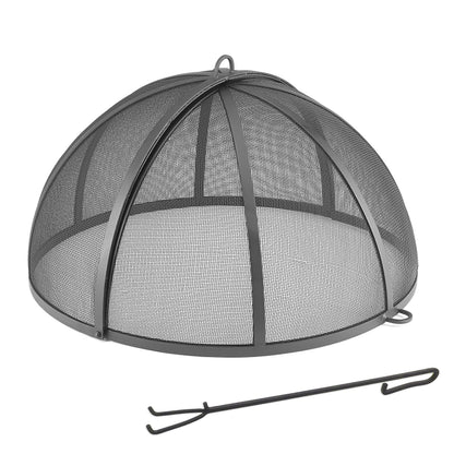 Good Directions Fire Pit Spark Screen Hinged for Easy Access (29 inch)