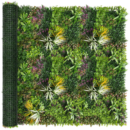BHXCL Artificial Grass Wall Roll Panels: 6FT x 12FT Boxwood Hedge Panels, UV-Anti Privacy Fence Screen, Fake Greenery Backdrop for Indoor Outdoor Garden, Party, Wedding Decor