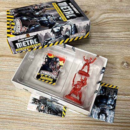 Zombicide Dark Night Metal Pack #2 - Face Horrors Beyond The Dimensions with The Justice League! Cooperative Strategy Board Game Ages 14+ 1-6 Players 60 Minute Playtime Made by CMON