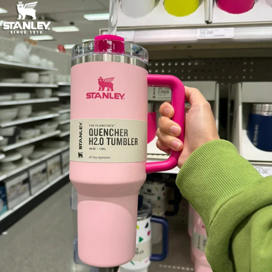 Flamingo Pink Quencher H2.0 Tumbler – 40 oz Travel Cup