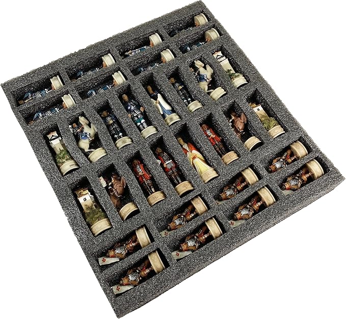 Japanese Samurai Warrior Set of Chess Men Pieces - NO Board