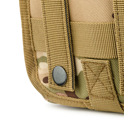 Scherber Premium IFAK Kit Trauma Pack | HSA/FSA Approved | SOF Tourniquet, QuikClot 4x4 HyFin Chest Seal, Israeli Bandage | Fully Stocked MOLLE Pouch for Gunshot, Bleeding, Major Wound Care (Camo)