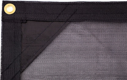 Kotap 12-ft x 24-ft Heavy-Duty 6.5 Oz Black Mesh Shade/Truck Tarp, Item: MESH-1224