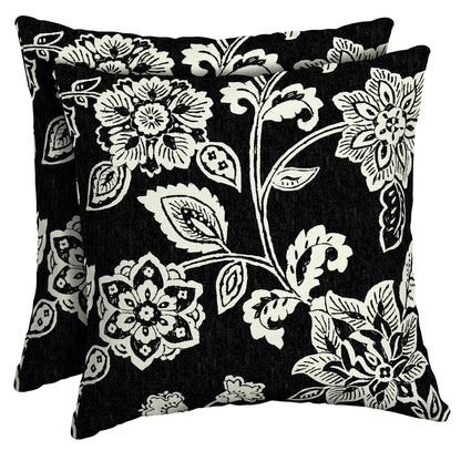 Arden Outdoor Toss Pillow, 2 Pack, 16 x 16, Rain-Proof, Fade Resistant Pistachio Botanical