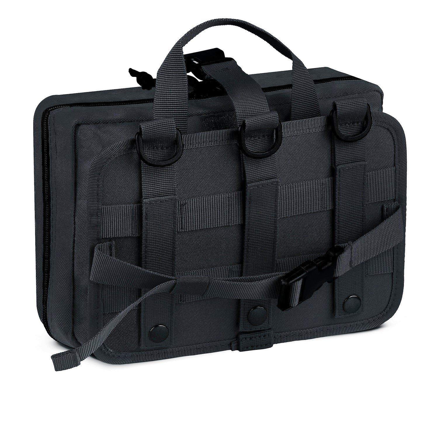 Scherber Vehicle IFAK Emergency Trauma Kit | 90+ Medical Supplies & Equipment, NAR Tourniquet & CPR Mask | Fully Stocked Rip Away Molle Pouch for Car, Home & Pro First Aid | Intermediate, Black