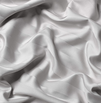 Pure Bamboo King Sheets - Luxuriously Soft & Cooling 100% Organic Viscose Bed Sheet Set | Jacquard White, 2-Year Quality Promise