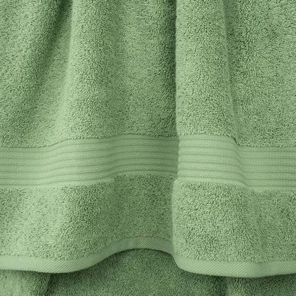 Cotton Paradise Hand Towels - 100% Turkish Cotton, Soft & Absorbent 4-Piece Set in Sage Green