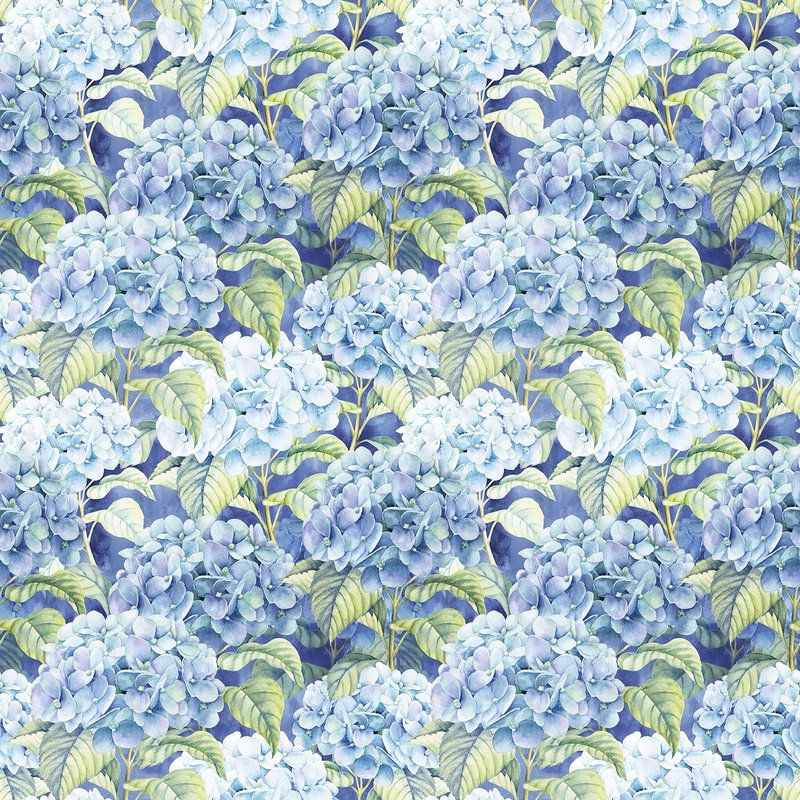 Decoupage Napkins 40 Pack | Blue Hydrangea Paper Napkins for Crafts | 3-Ply Decorative Napkins | Coastal Floral Napkins for Decoupage, Party, Beach, Wedding | Servilletas para Decoupage (Cocktail)