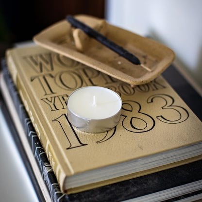 Stonebriar 20 Pack Unscented Mega Oversized Tea Light Candles with 9 Hour Extended Burn Time
