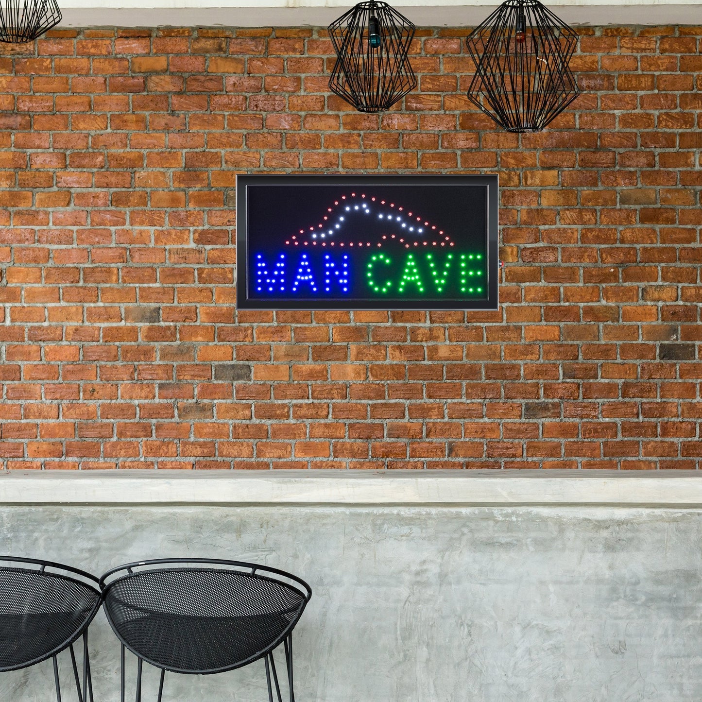 LED Bar Sign - Neon Electric Display Sign with Animation and Energy Efficient LEDs for Homes, Businesses, and Events by Lavish Home