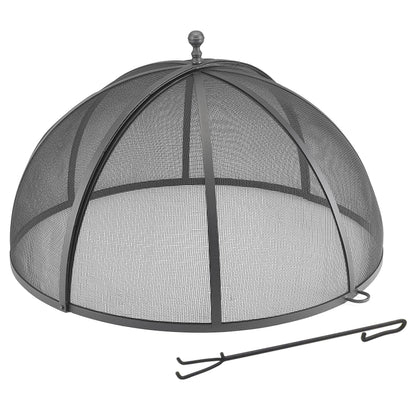 Good Directions 36" Fire Pit Spark Screen with Lifter Tool, Heavy Duty, Hinged for Easy Access