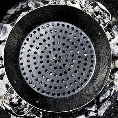 HexClad Hybrid Nonstick Grill Pan - Dishwasher-Safe & Oven-Safe Up to 900°F | Perfect for BBQs