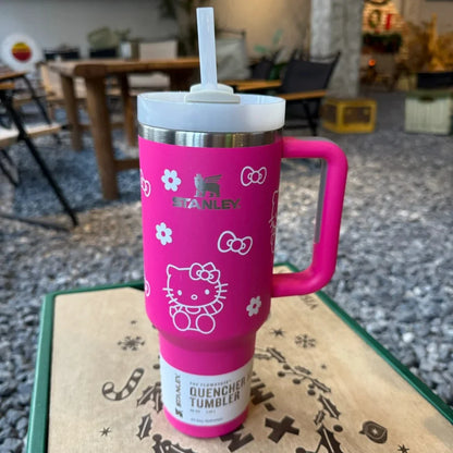 Flamingo Pink Quencher H2.0 Tumbler – 40 oz Travel Cup