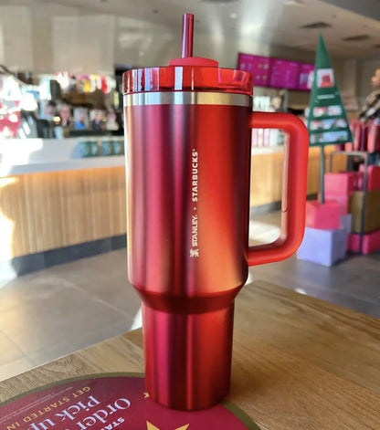 X PINK Stanley Quencher H2.0 Tumbler – 40 oz Travel Cup