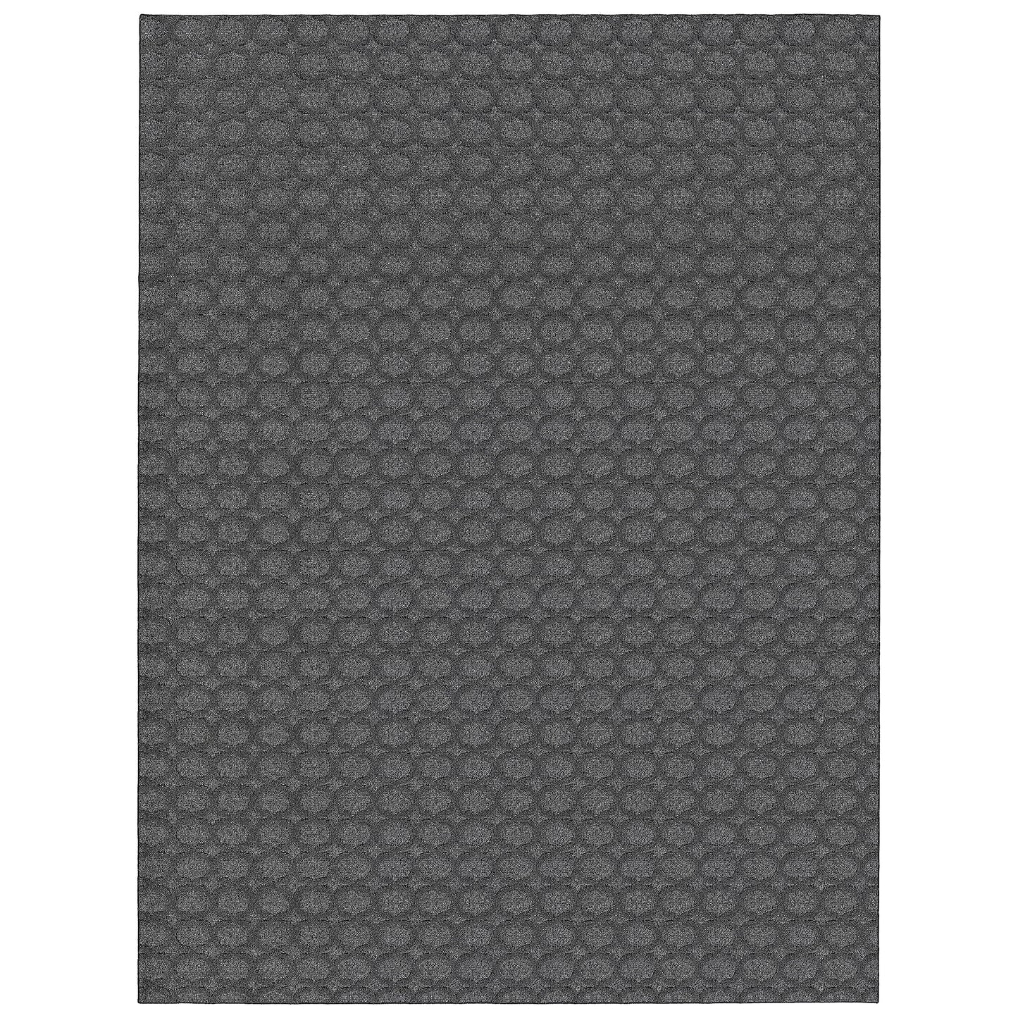 Garland Rug Garden Trellis 9 ft. x 12 ft. Indoor/Outdoor Area Rug Outdoor Waterproof Rug for Patio, Camping Rugs, RV, Porch, Deck, Camper, Balcony, Backyard for High-Traffic Areas, Heather Gray